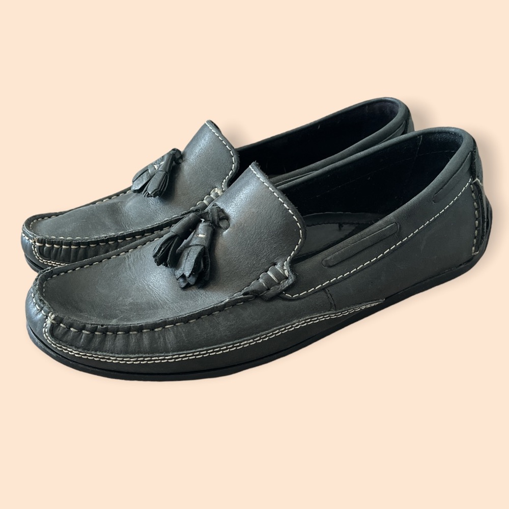 Clarks leather loafers